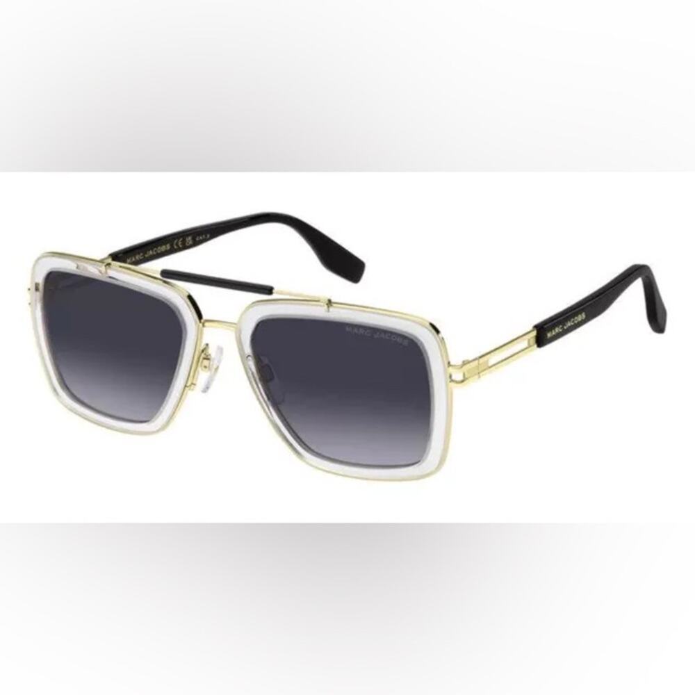Marc Jacobs MARC 674/S 900/9O CRYSTAL Metal Sunglasses Men’s Sz 55-20-145